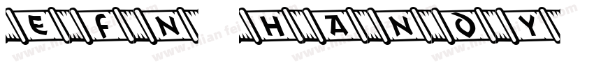 EFN Handy Bold字体转换